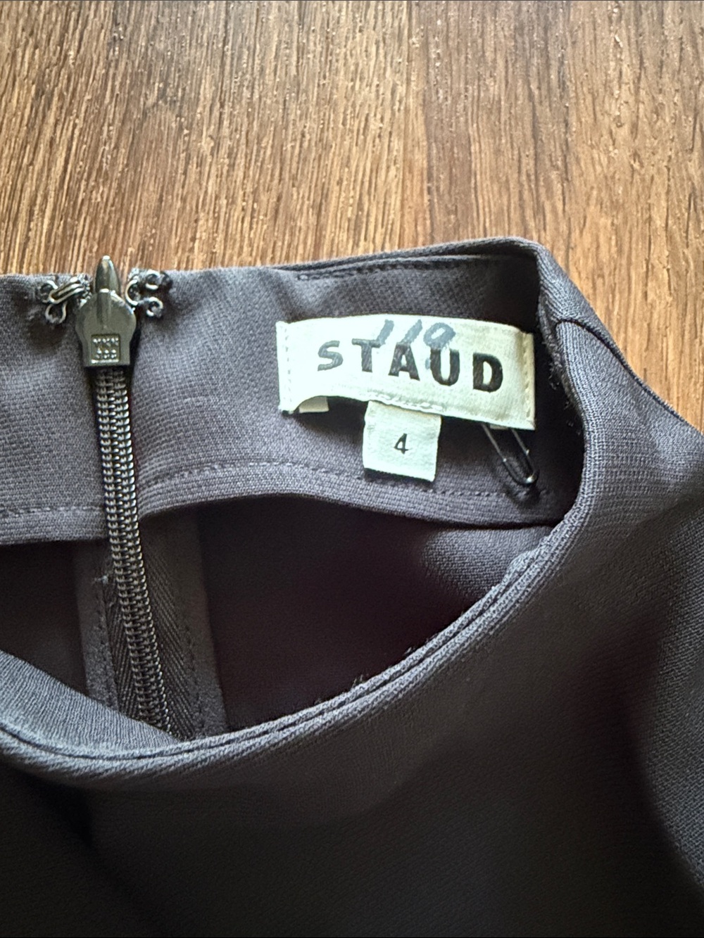 STAUD Effie Dress In Black Stardust - Picture 8 of 8
